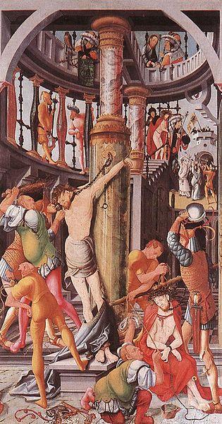 Jerg Ratgeb Flagellation of Christ Germany oil painting art